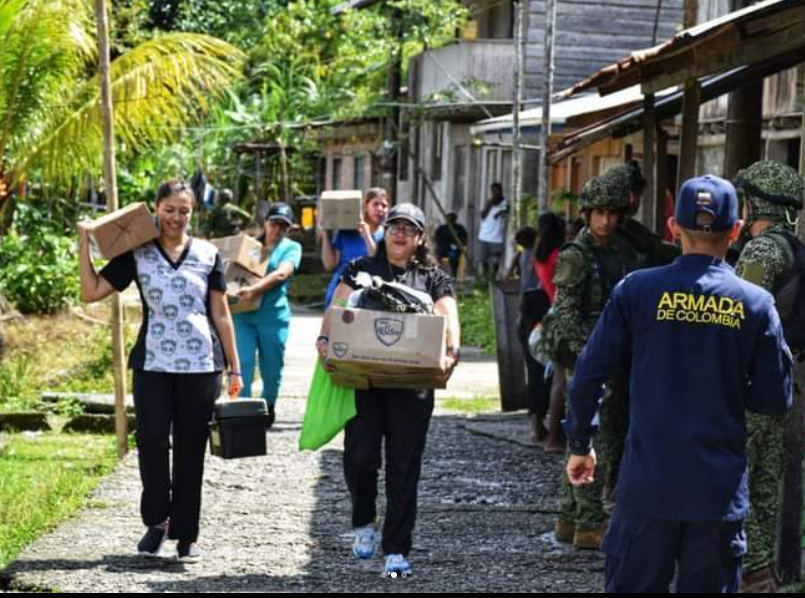 Regional Pacífico ALFM en jornada social con la Armada de Colombia